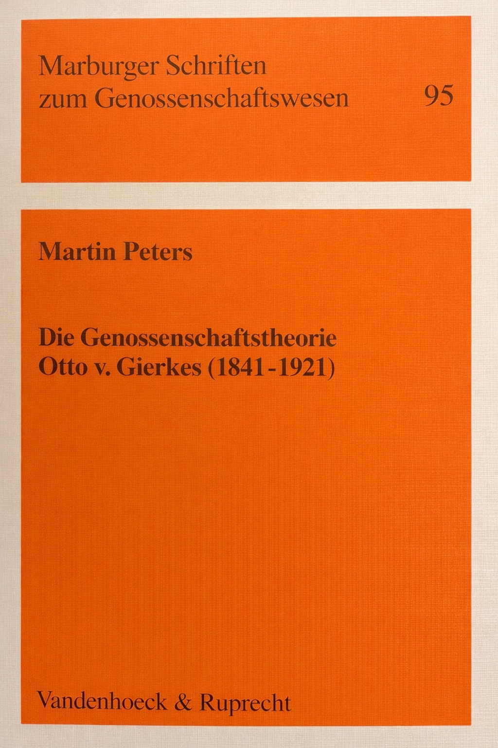 OTTO v. GIERKE (1841-1921)